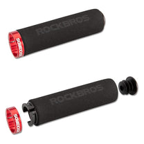 Bicycle Parts – Bicycle handlebar grips, black and red sponge - Carlat