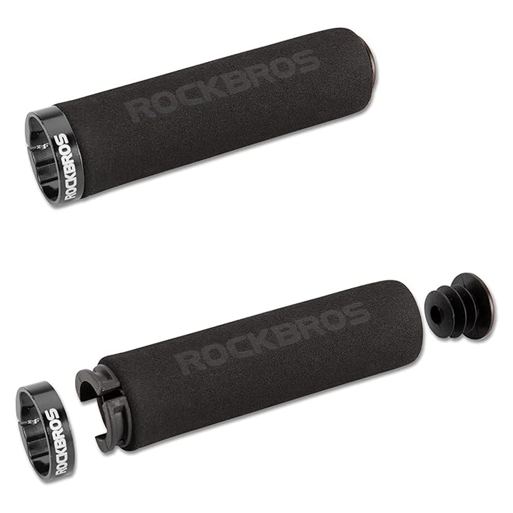 Bicycle Parts – Bicycle handlebar grips, black sponge grips - Carlat