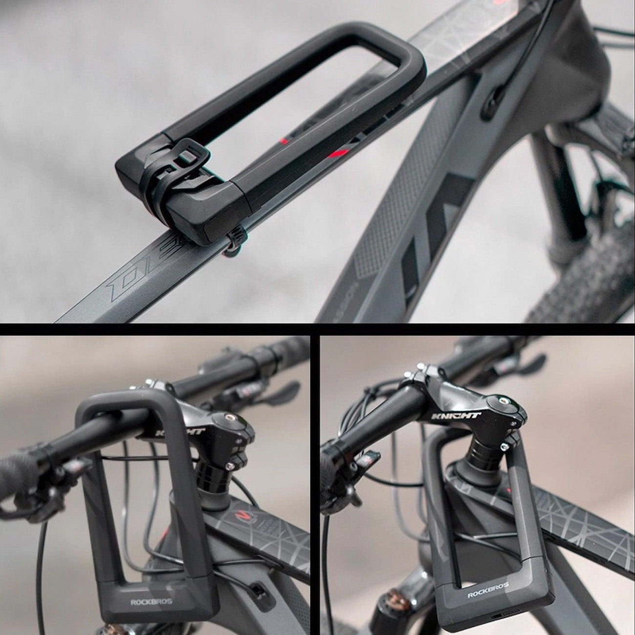 Bicycle Parts – Bicycle lock, anti-theft lock - black - Carlat