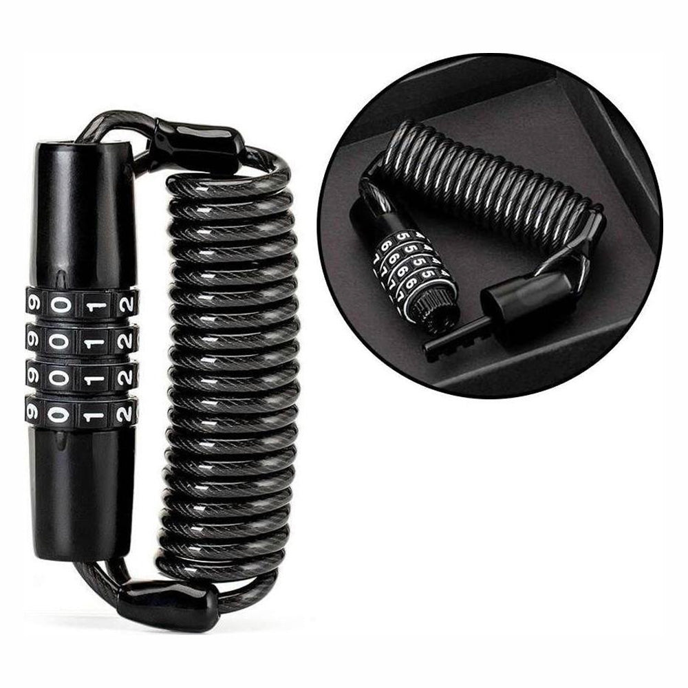 Bicycle Parts – Bicycle lock, code lock, 1.5 m rope - Carlat