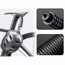 Bicycle Parts – Bicycle lock, code lock, 1.5 m rope - Carlat