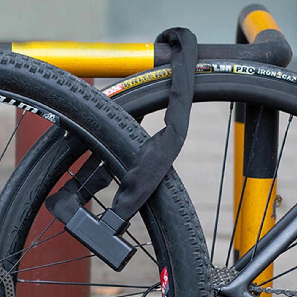 Bicycle Parts – Bicycle lock, thick chain, covered, lock with - Carlat