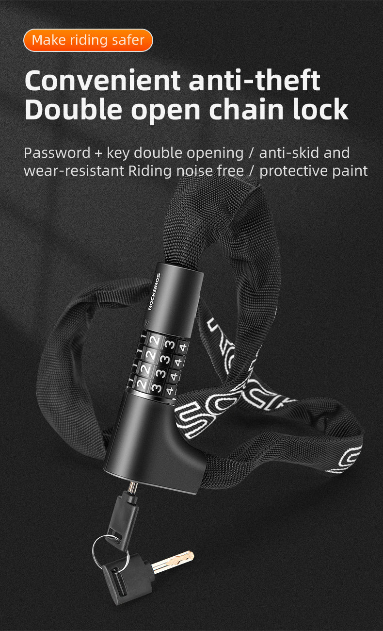 Bicycle Parts – Bicycle lock, two locks with combination and - Carlat