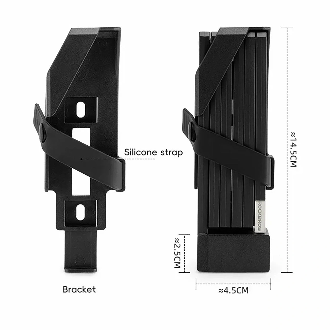 Bicycle Parts – Bicycle lock with key and handle, foldable, - Carlat
