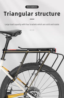 Bicycle Parts – Durable bicycle rack with shelf, saddle function - Carlat
