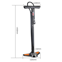 Bicycle Parts – Floor bicycle pump with pressure gauge - Carlat