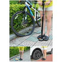 Bicycle Parts – Floor bicycle pump with pressure gauge - Carlat