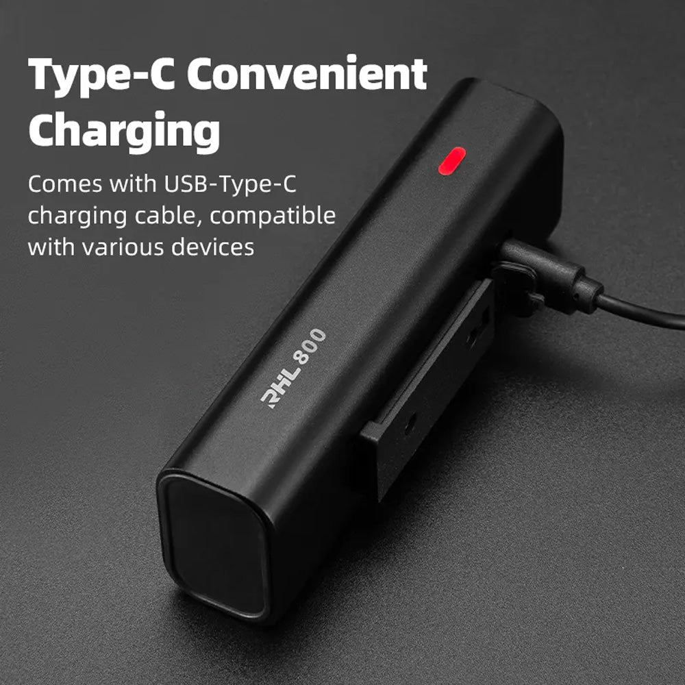 Bicycle Parts – Front bicycle light 800lm + USB-C cable - Carlat