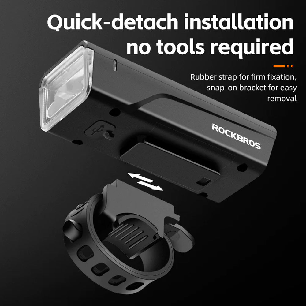 Bicycle Parts – Front bicycle light 800lm + USB-C cable - Carlat