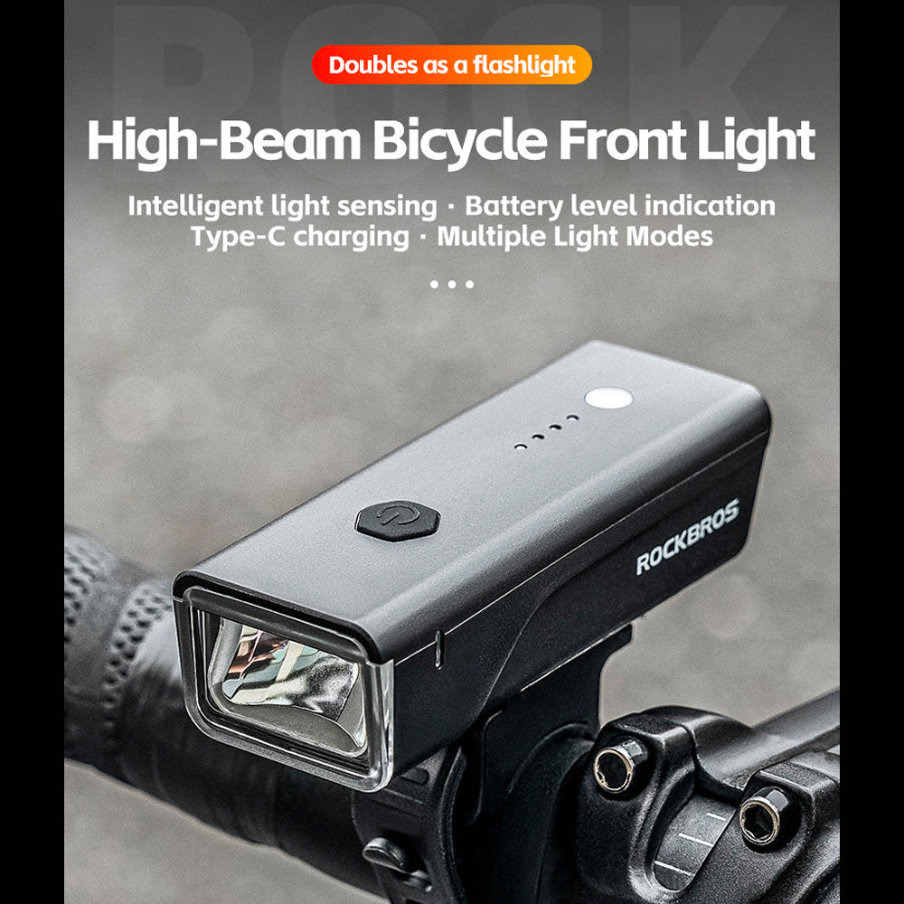 Bicycle Parts – Front bicycle light 800lm + USB-C cable - Carlat
