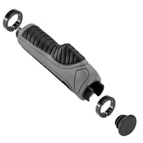Bicycle Parts – Grips, ergonomic bicycle grips, dia. 22mm grey - Carlat
