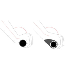 Bicycle Parts – Grips, ergonomic bicycle grips, dia. 22mm grey - Carlat