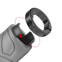 Bicycle Parts – Grips, ergonomic bicycle grips, dia. 22mm grey - Carlat