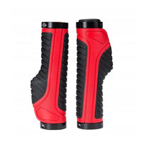 Bicycle Parts – Grips, ergonomic bicycle grips, dia. 22mm red - Carlat