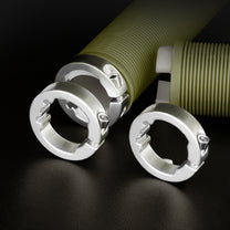 Bicycle Parts – Grips, twisted anti-slip bicycle grips - green - Carlat
