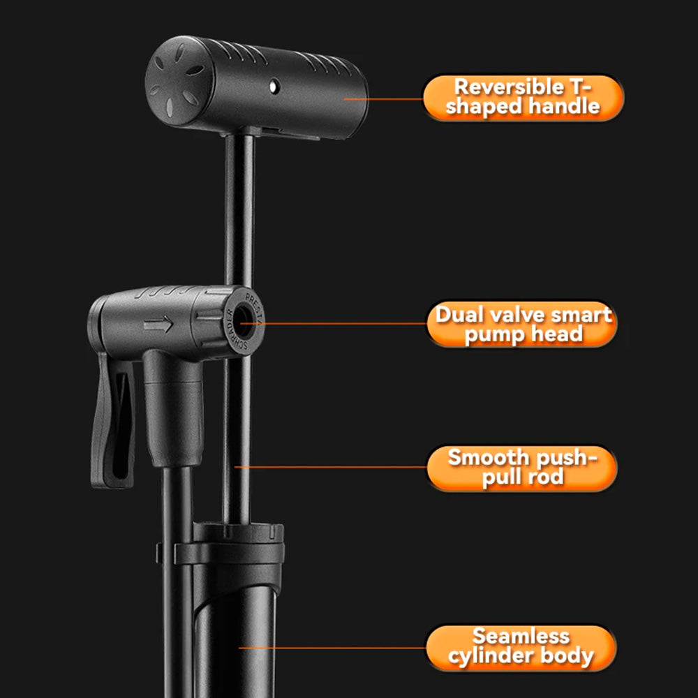 Bicycle Parts – Hand bicycle pump with 8 bar pressure - Carlat