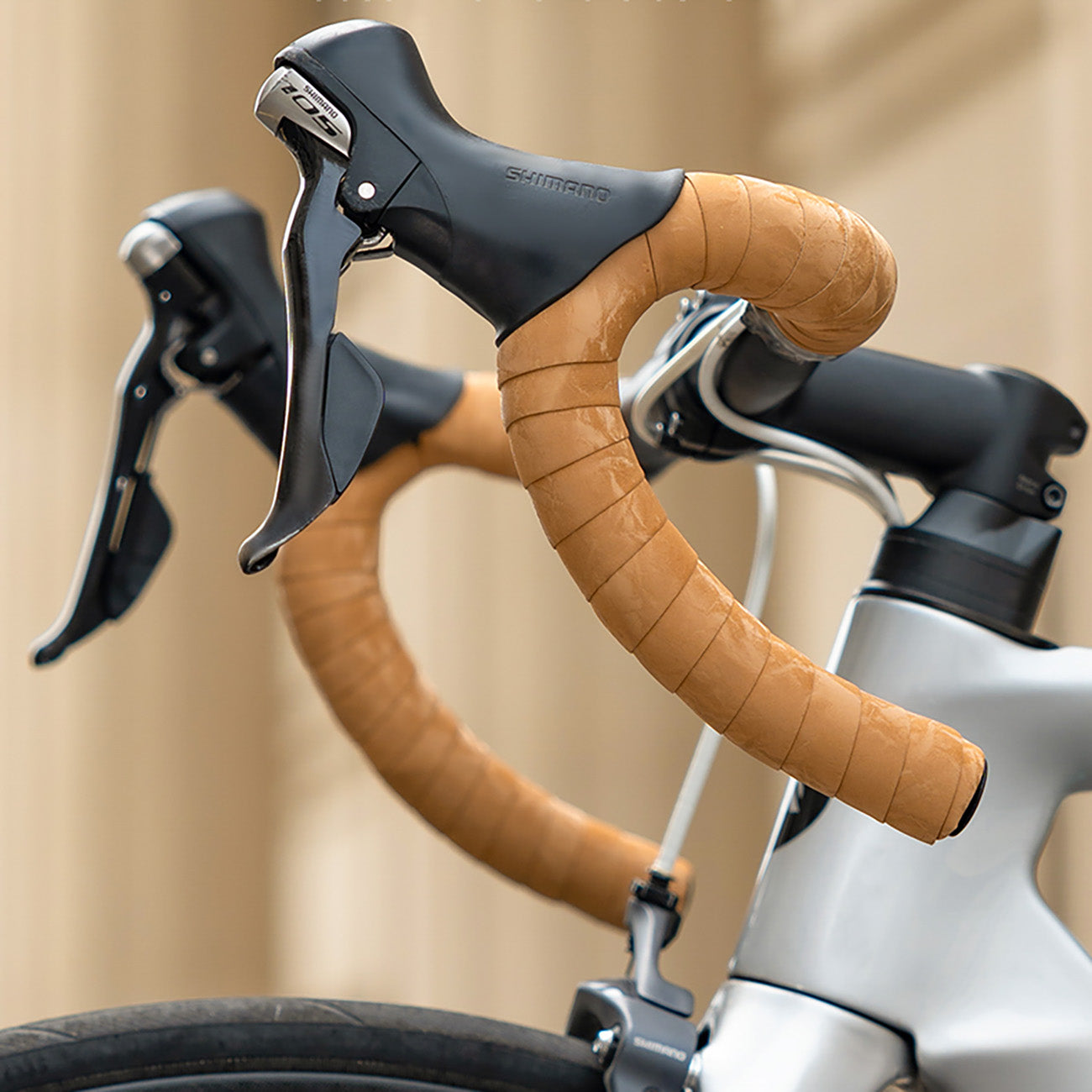 Bicycle Parts – Perforated silicone bicycle handlebar tape - black - Carlat