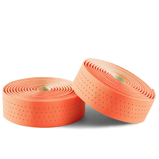Bicycle Parts – Perforated silicone bicycle handlebar tape - orange - Carlat