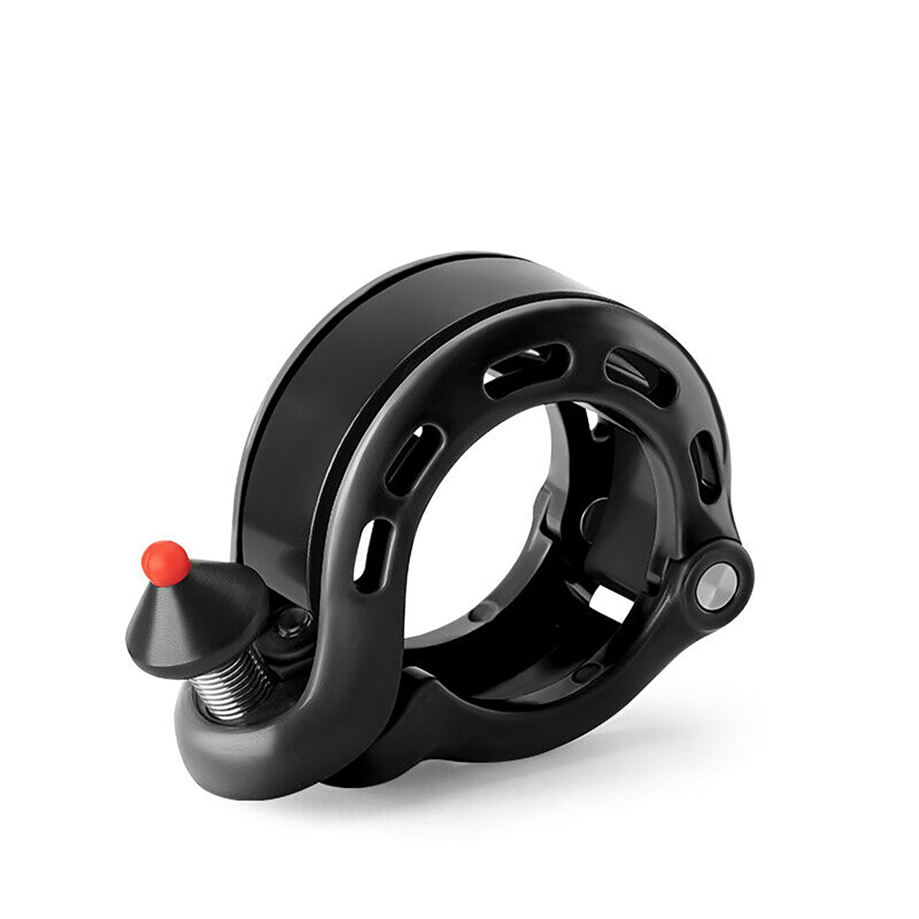 Bicycle Parts – Q-shaped bicycle bell 100db - black - Carlat