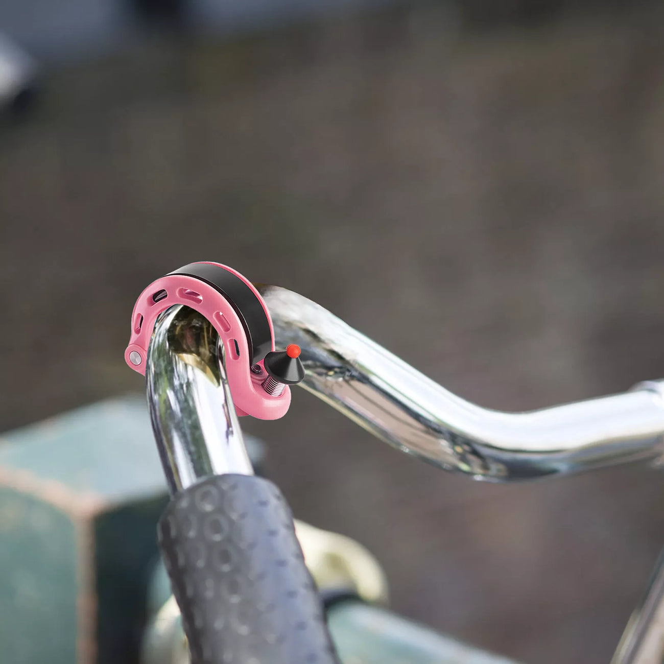 Bicycle Parts – Q-shaped bicycle bell 100db - pink - Carlat