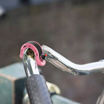 Bicycle Parts – Q-shaped bicycle bell 100db - pink - Carlat