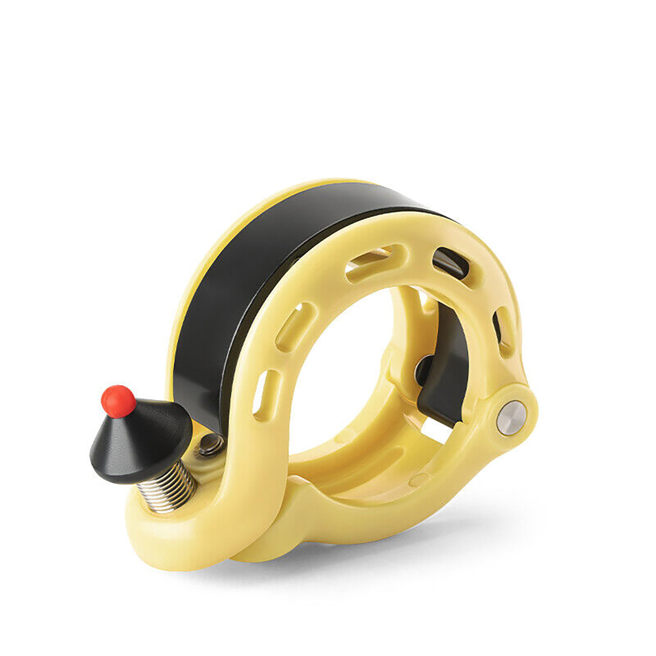 Bicycle Parts – Q-shaped bicycle bell 100db - yellow - Carlat
