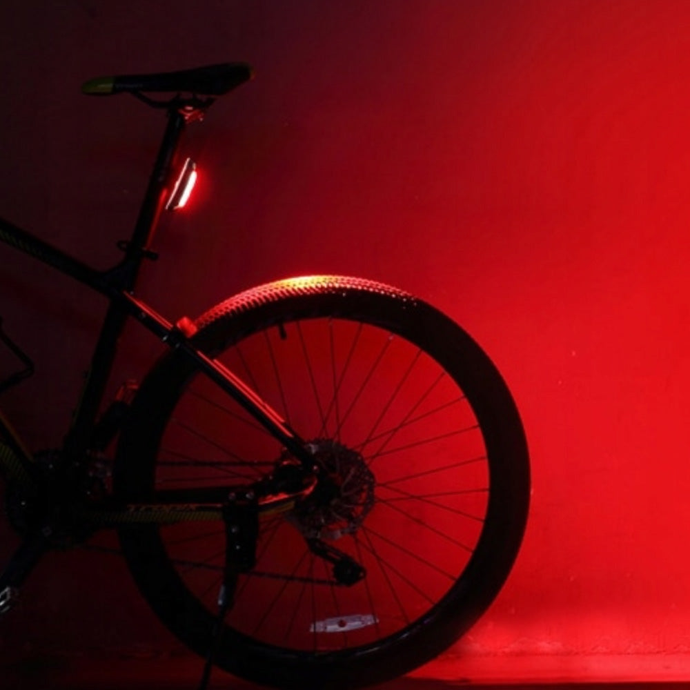 Bicycle Parts – Rear bicycle light under the saddle, red, - Carlat