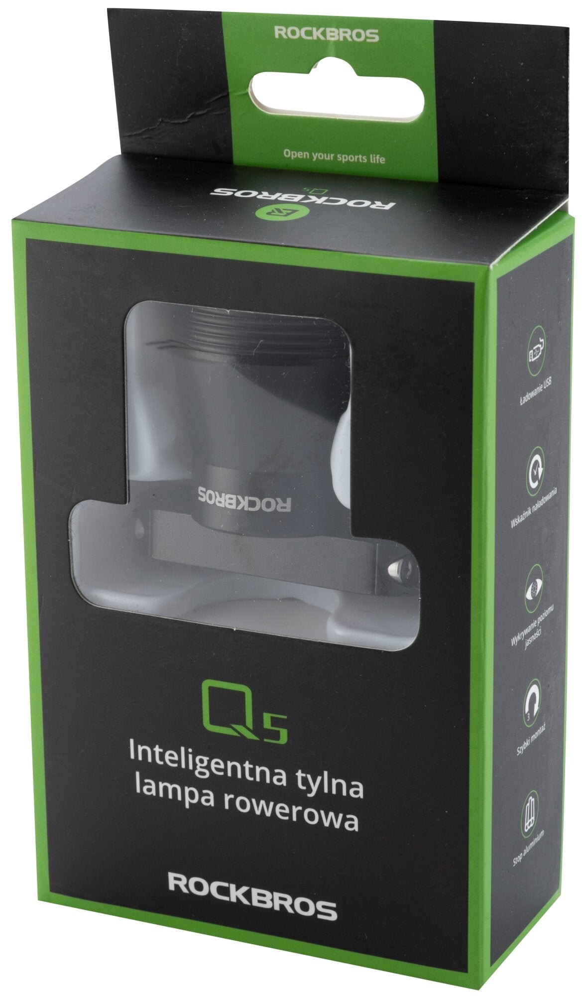 Bicycle Parts – Rear bicycle light with Q5 intelligent stop - Carlat
