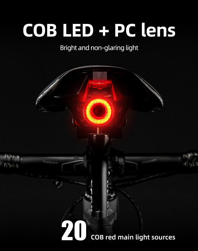 Bicycle Parts – Rear bicycle light with Q5 intelligent stop - Carlat