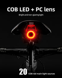 Bicycle Parts – Rear bicycle light with Q5 intelligent stop - Carlat