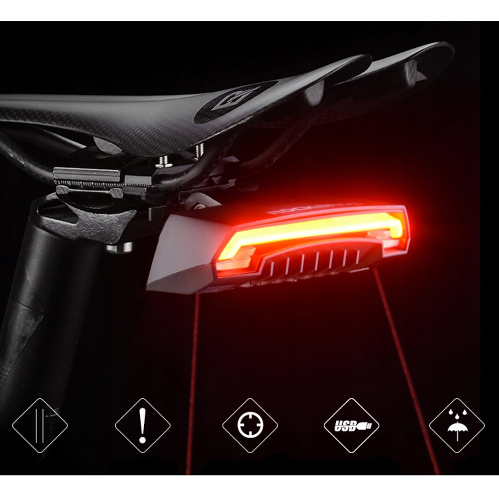 Bicycle Parts – Rear bicycle light with laser remote control - Carlat