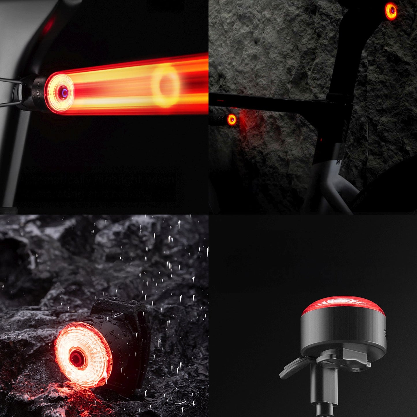 Bicycle Parts – Rear light waterproof intelligent rear light - Carlat