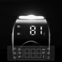 Bicycle Parts – Rechargeable front bicycle light with remote control - Carlat