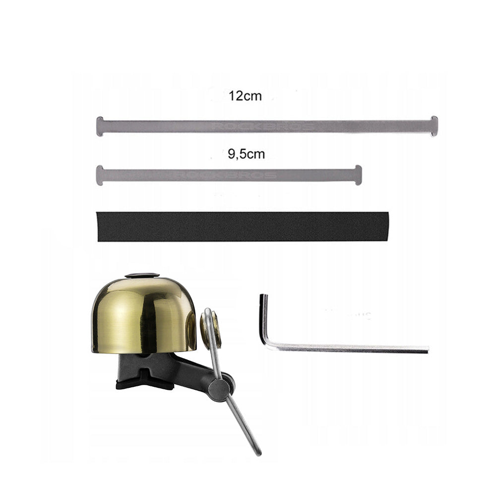Bicycle Parts – Retro bicycle bell - gold - Carlat