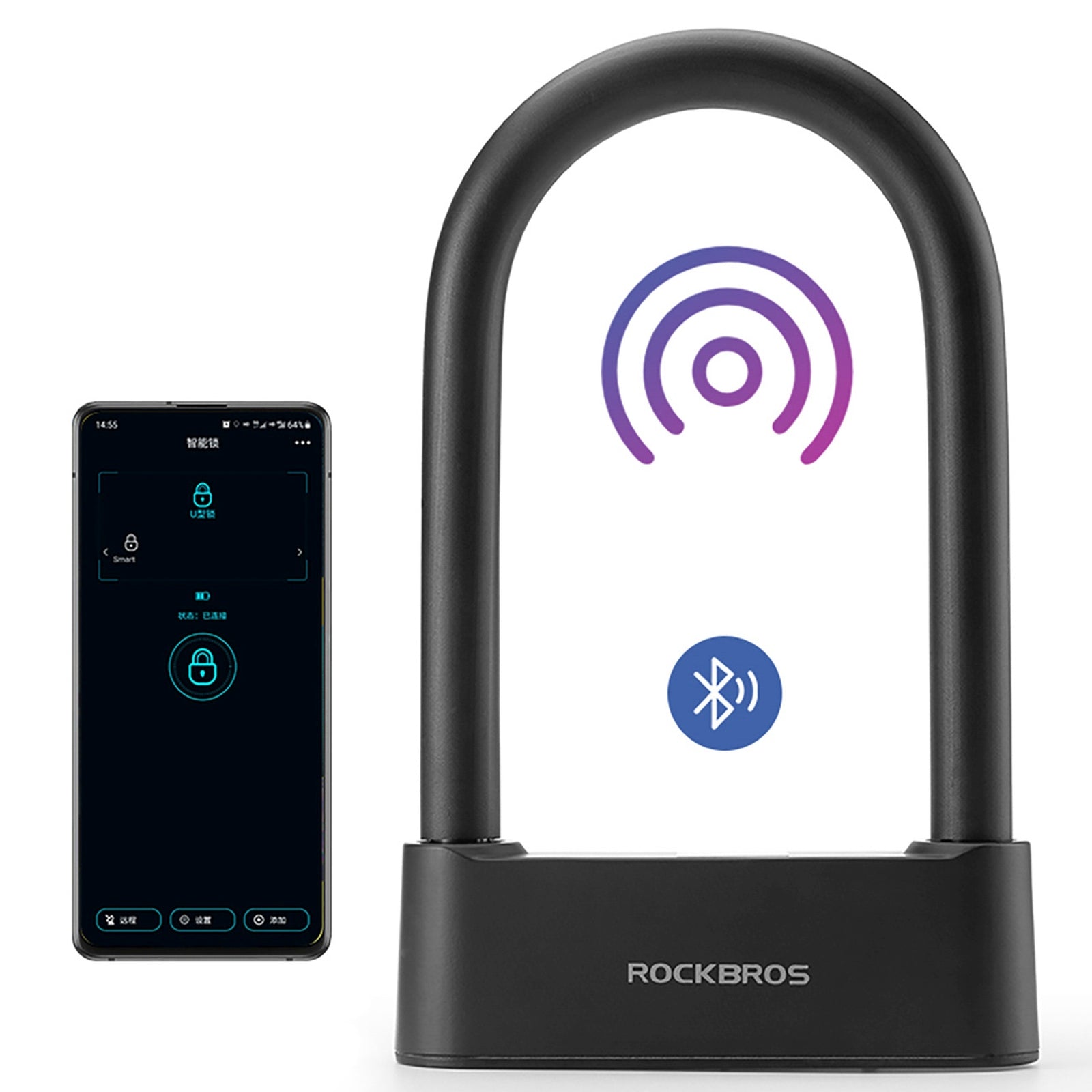 Bicycle Parts – SMART bicycle lock with fingerprint reader and - Carlat