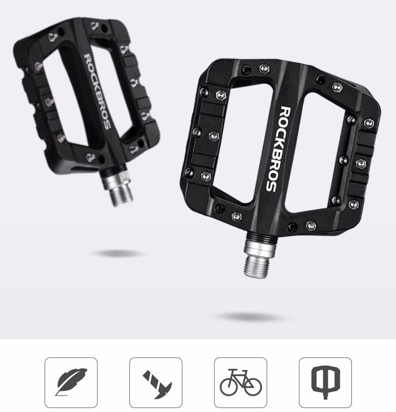 Bicycle Parts – Set of anti-slip MTB bicycle pedals, nylon - Carlat