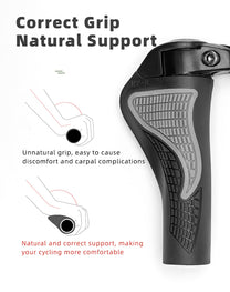 Bicycle Parts – Set of bicycle handle grips with anti-slip - Carlat