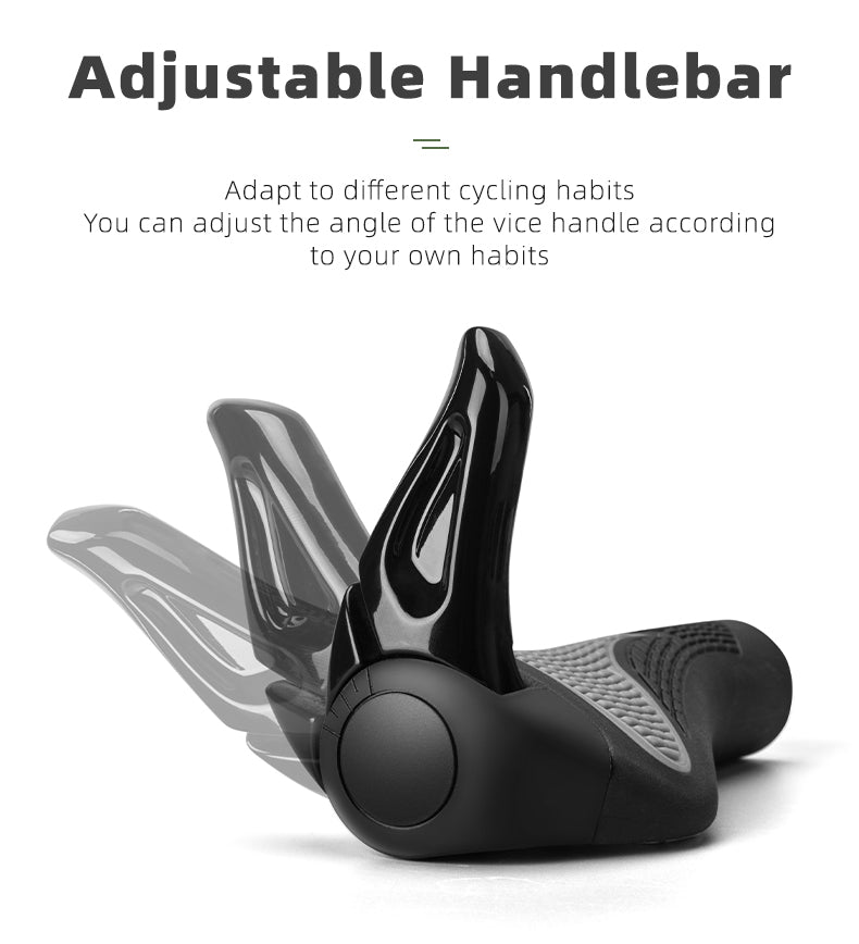 Bicycle Parts – Set of bicycle handle grips with anti-slip - Carlat