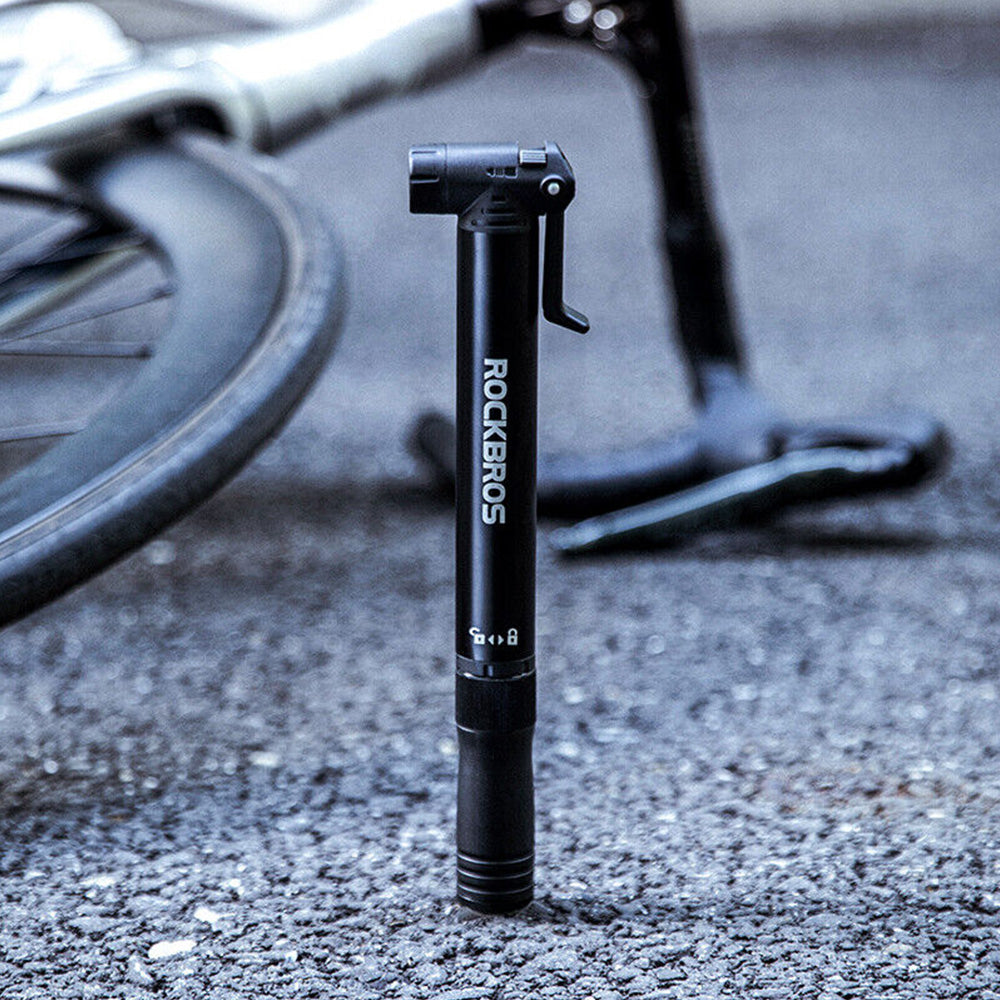 Bicycle Parts – Small hand-held bicycle pump with a bicycle - Carlat
