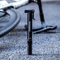 Bicycle Parts – Small hand-held bicycle pump with a bicycle - Carlat