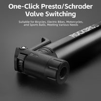 Bicycle Parts – Small hand-held bicycle pump with a bicycle - Carlat