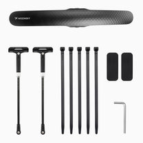 Bicycle Parts – Universal, adjustable bicycle fender - black - Carlat