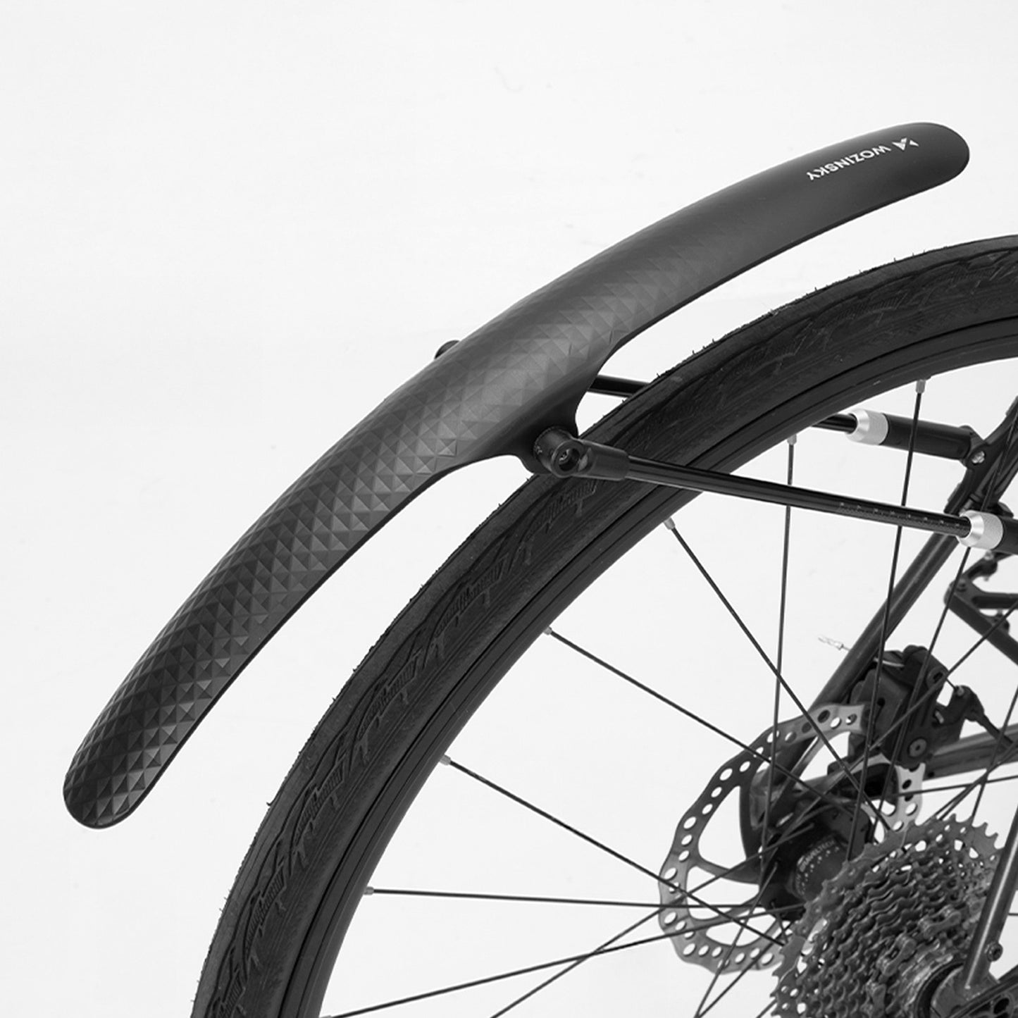 Bicycle Parts – Universal, adjustable bicycle fender - black - Carlat