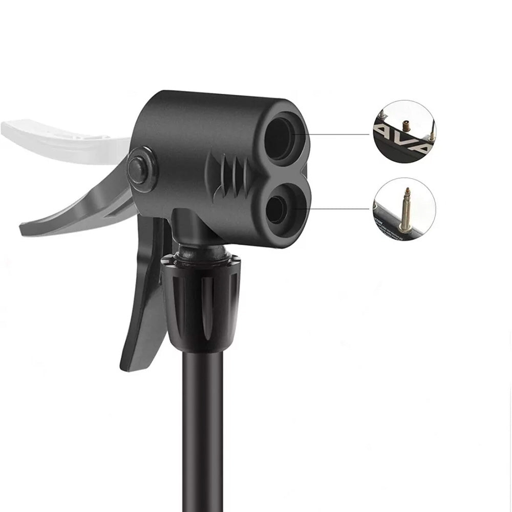 Bicycle Parts – Universal floor foot bicycle pump with pressure - Carlat