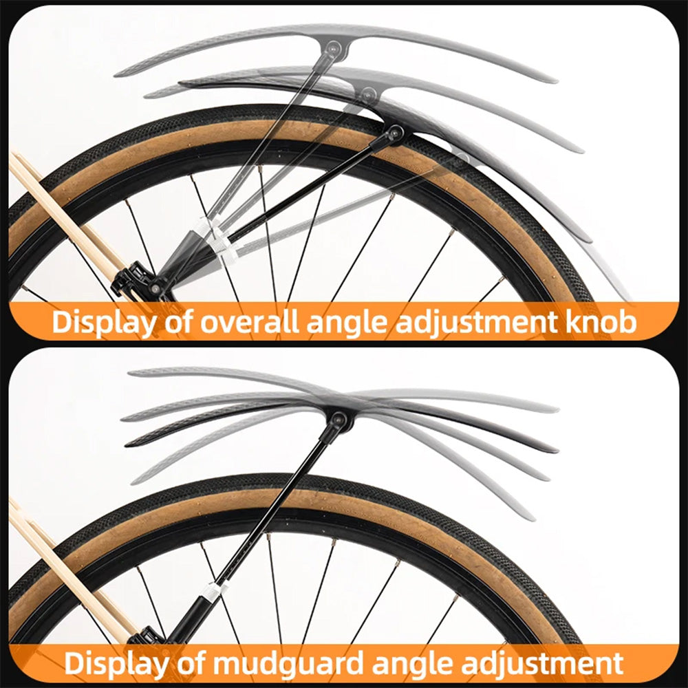 Bicycle Parts – Universal rear front bicycle fender with adjustment - Carlat