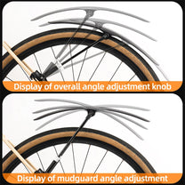 Bicycle Parts – Universal rear front bicycle fender with adjustment - Carlat
