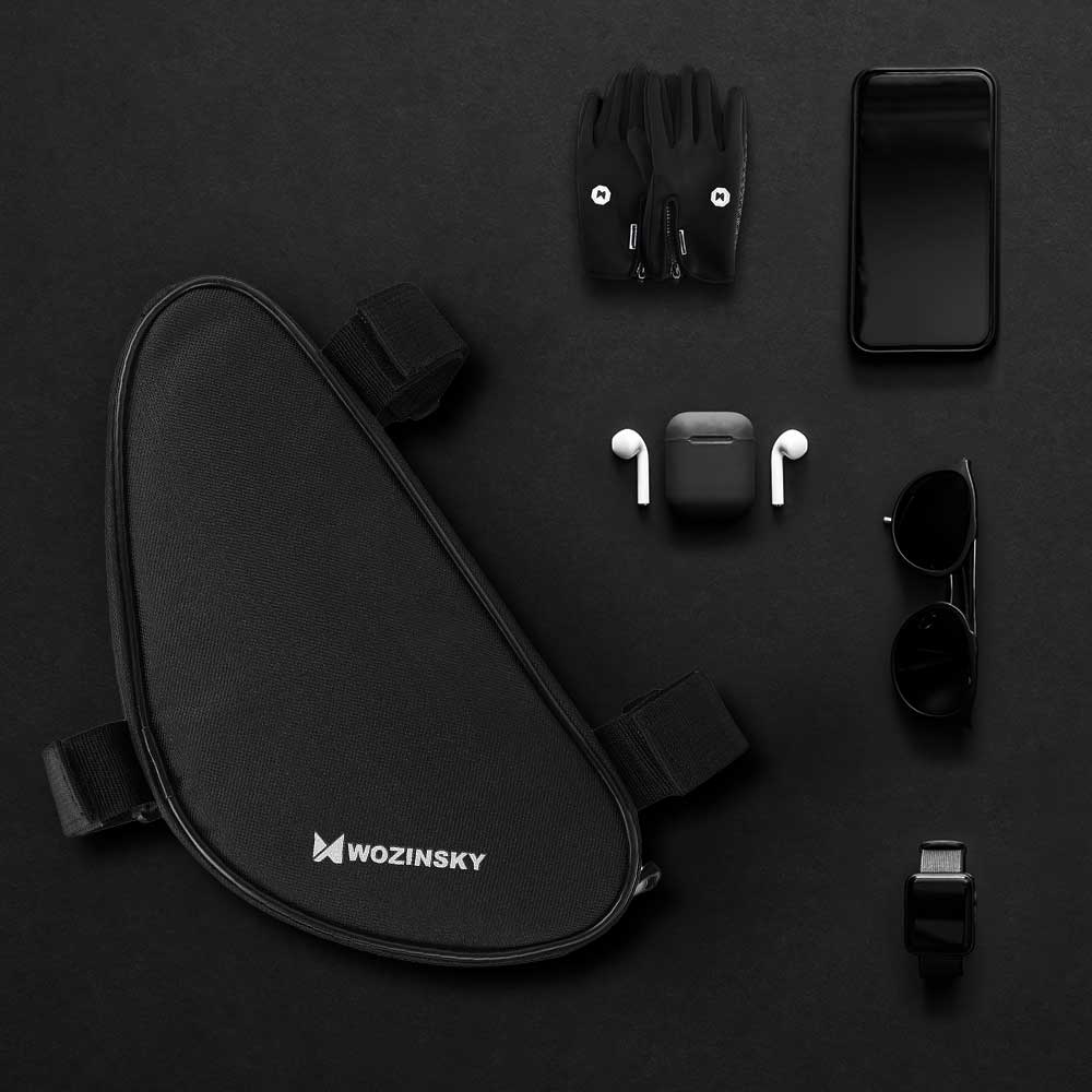 Bicycle bag for bike frame 1.5 l black - Carlat
