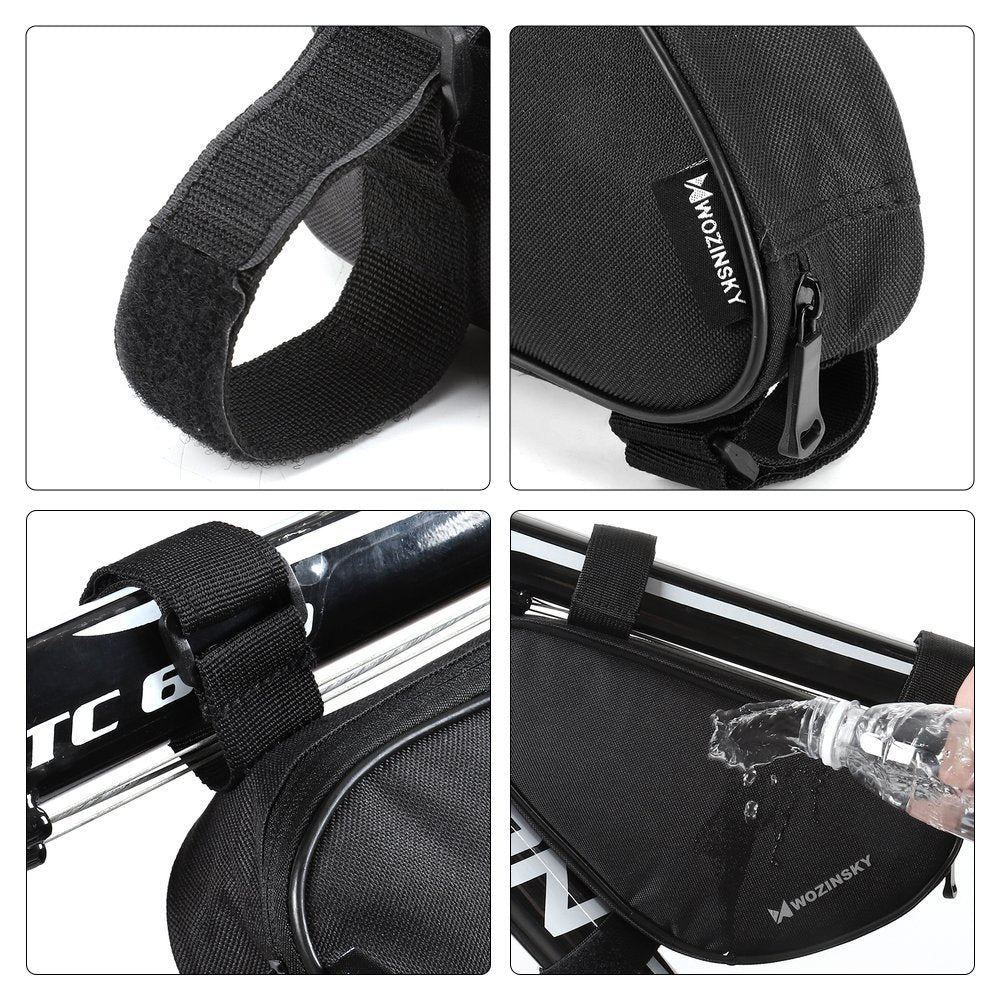 Bicycle bag for bike frame 1.5 l black - Carlat