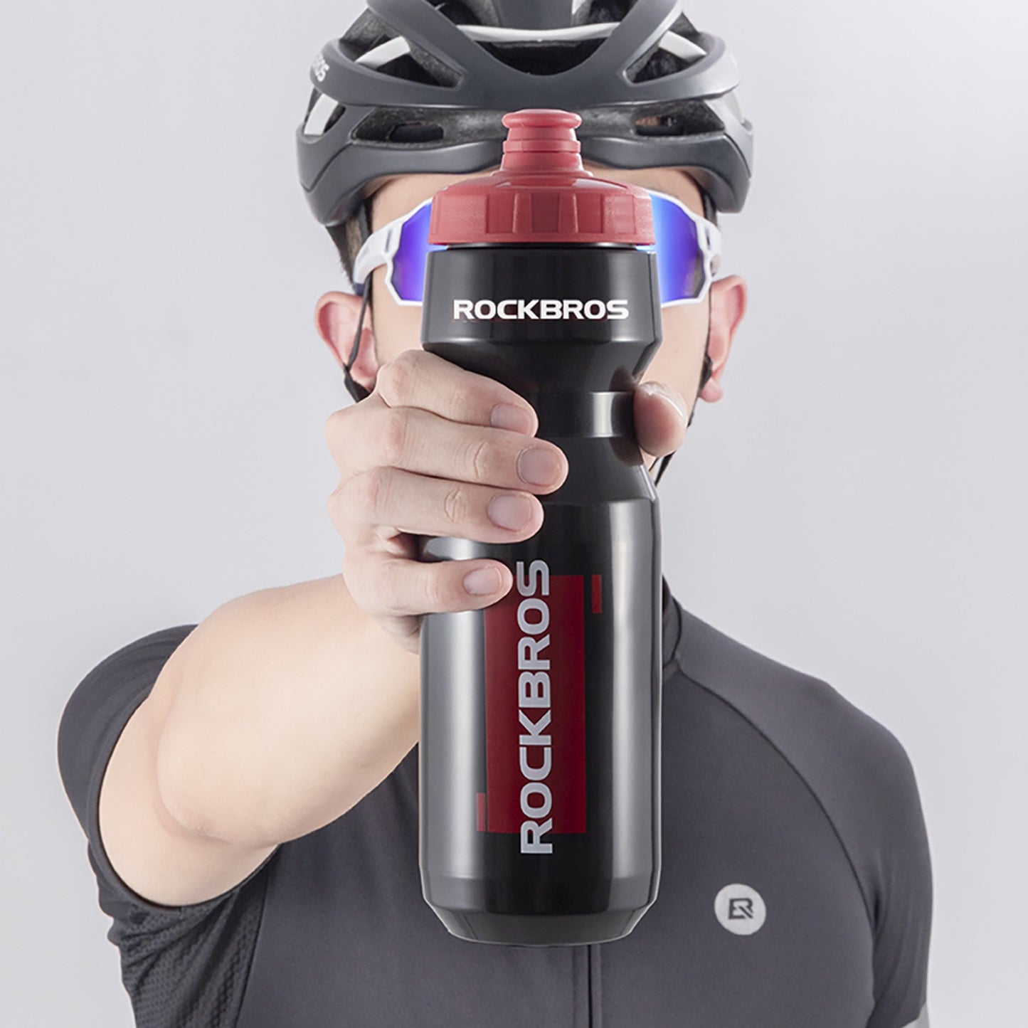 Bicycle bottle bottle 750 ml - black and red - Carlat