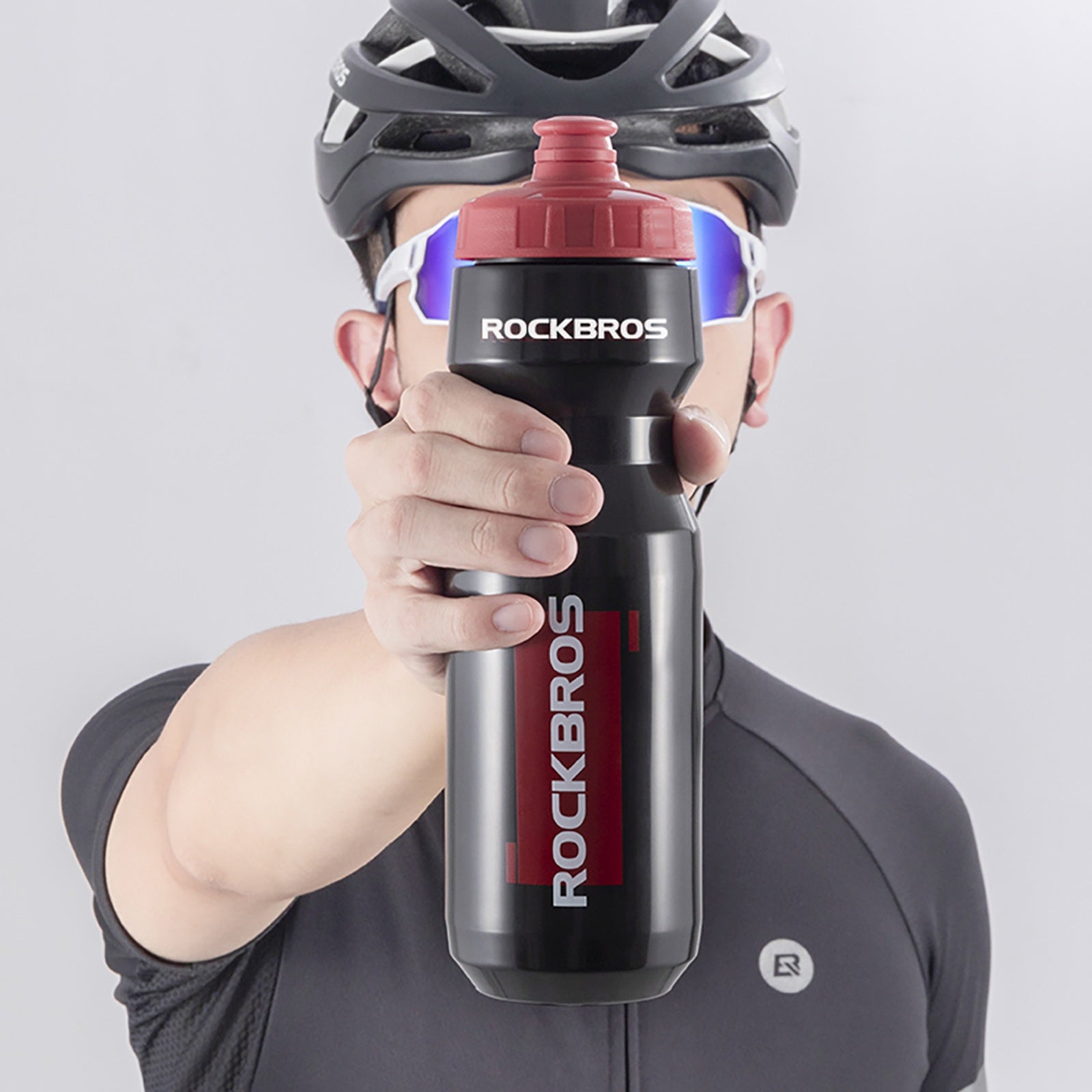 Bicycle bottle bottle 750 ml - black and red - Carlat